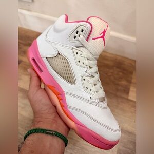 Nike Air Jordan 5 Retro WNBA  Orange 2022 GS 440892-168 Size 6.5Y Wmn 8